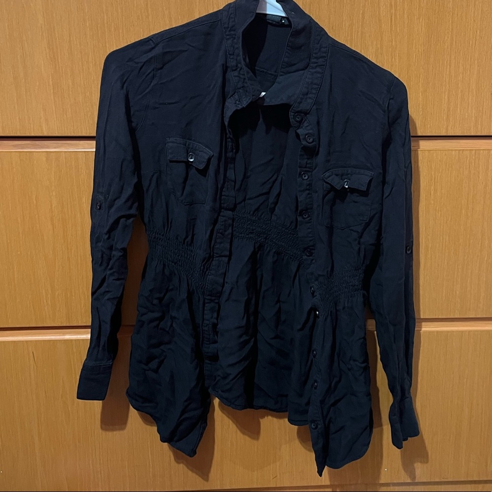 Black button up blouse! Clearance sale!!!